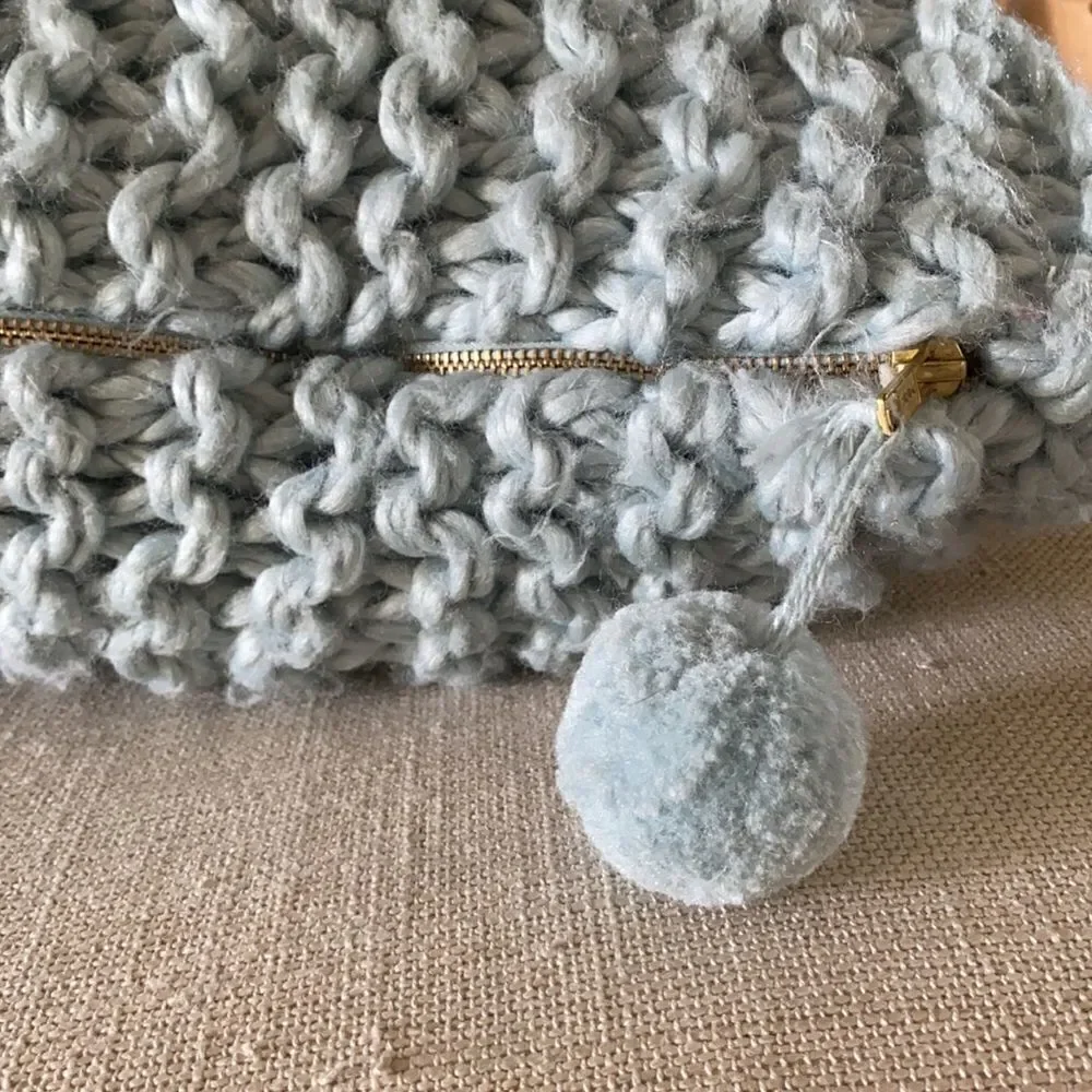 Anthropologie Chunky Cable Knit Pillow